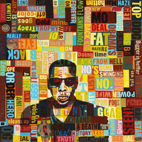 Jay Z Portrait Painting by Borbay