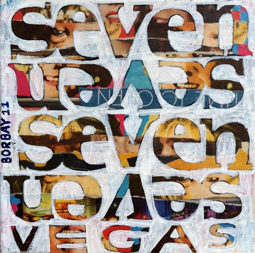 Vegas Seven Painting by Borbay