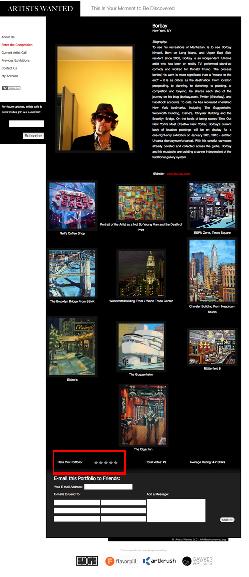 Artists Wanted Borbay