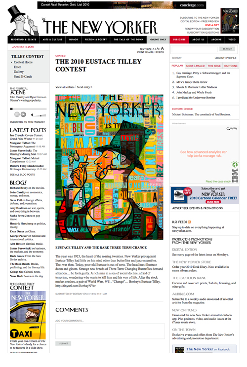 New Yorker Borbay