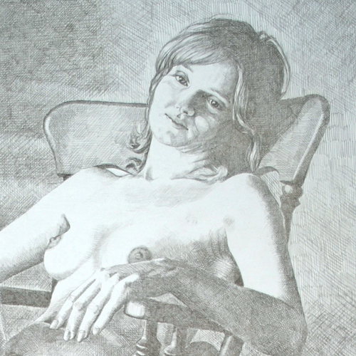 Early Light - Silverpoint 24x30 detail Early Light - Silverpoint 24x30 detail