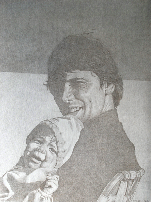 Sunset - Silverpoint 16x20 Sunset - Silverpoint 16x20