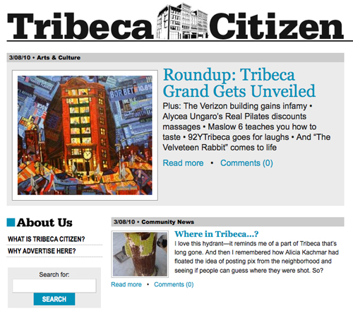 TriBeCa Citizen March Front