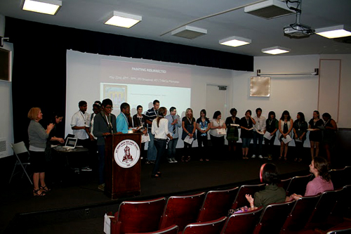 Borbay Speaker High School Art Honor Society