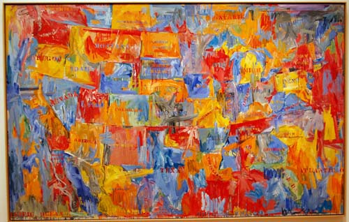 Jasper Johns Map Jasper Johns Map