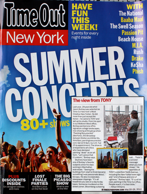 Time Out New York Cover PR BORBAY Time Out New York Cover PR BORBAY
