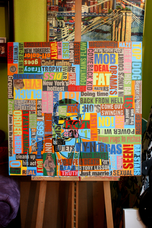 Jay-Z Painting by Borbay