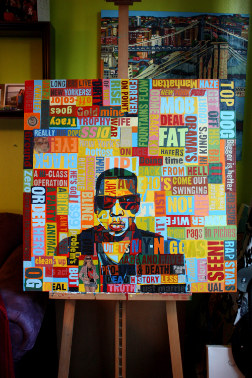 Jay-Z Painting by Borbay