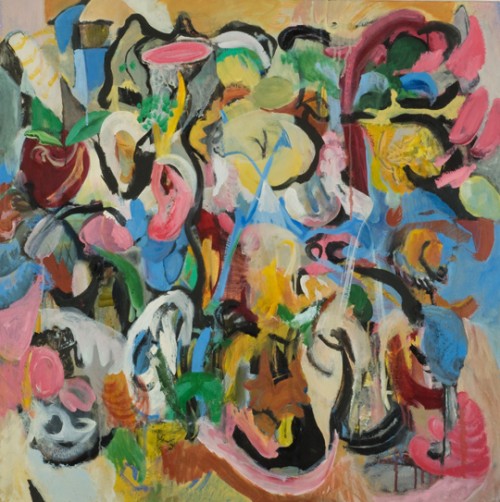 bloom 30x30 Painting by Ari Lankin bloom 30x30 Painting by Ari Lankin