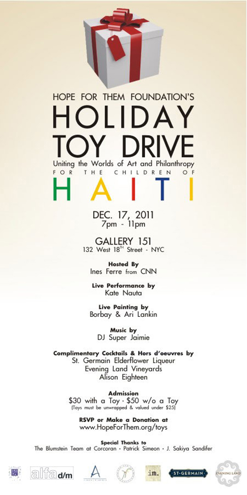 Holiday Toy Drive for Haiti Holiday Toy Drive for Haiti