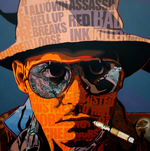 Hunter S Depp a Painting by Borbay Hunter S Depp a Painting by Borbay
