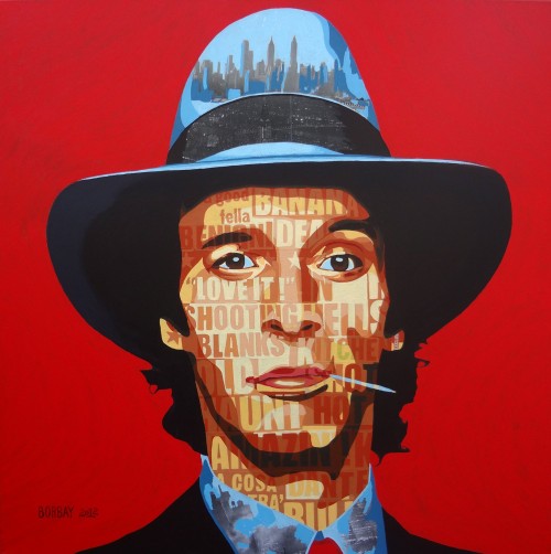 Painting of Johnny Stecchino by Borbay