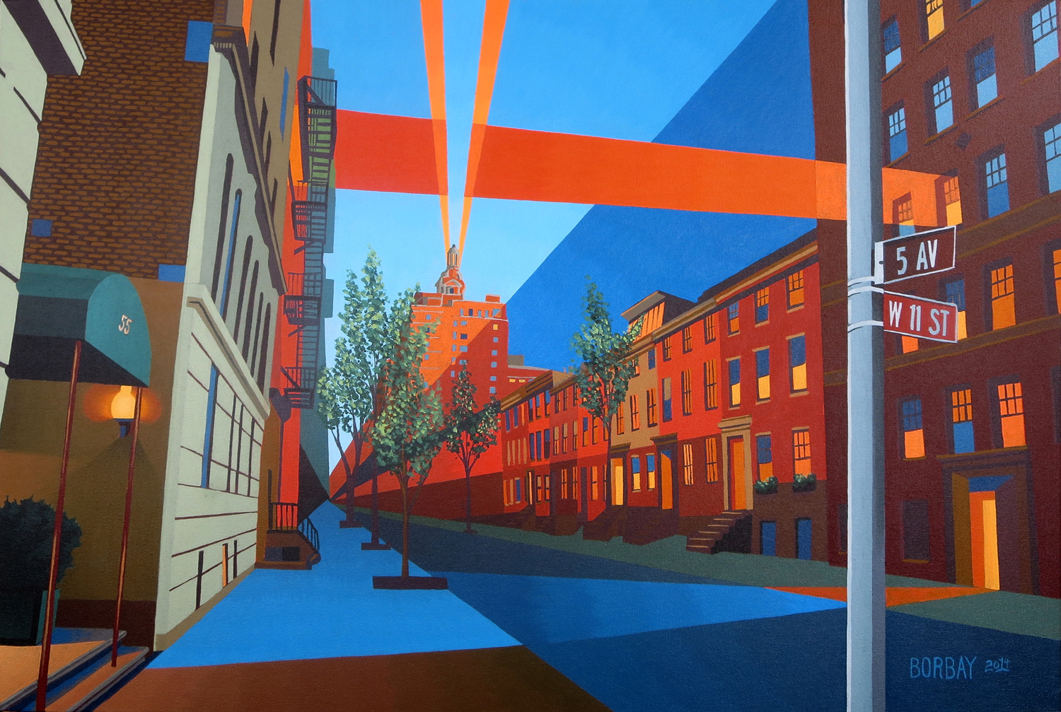 BORBAY » 55 West 11th Street, A Commissioned Painting