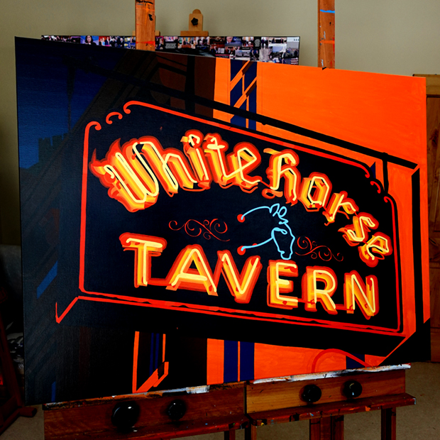 White Horse Tavern Painting Status - BORBAY