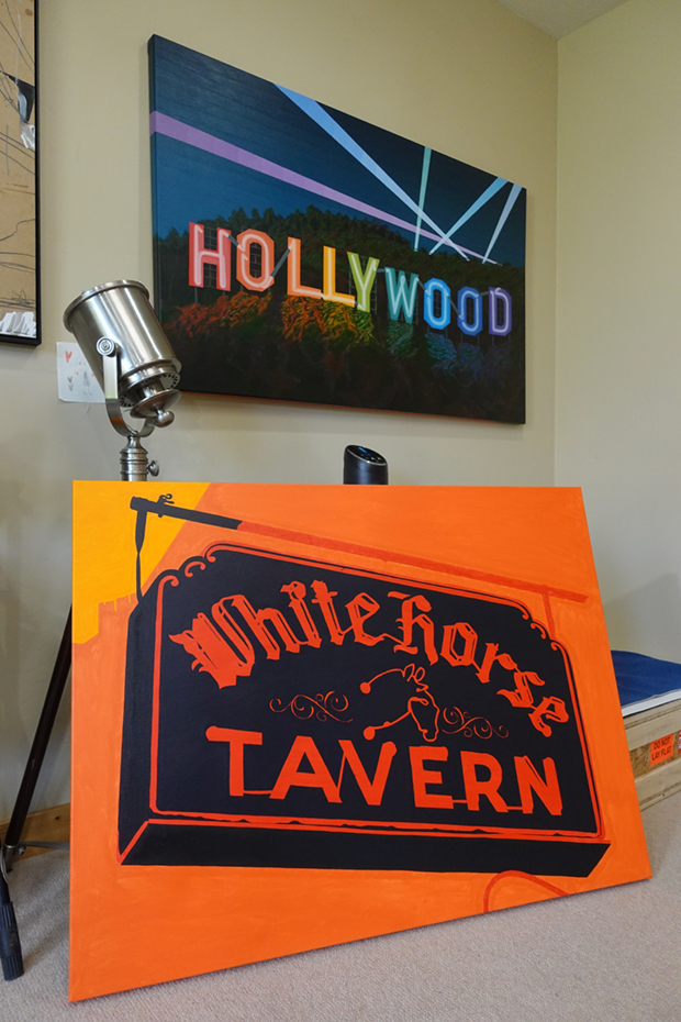 White Horse Tavern Painting Process by Borbay 2020