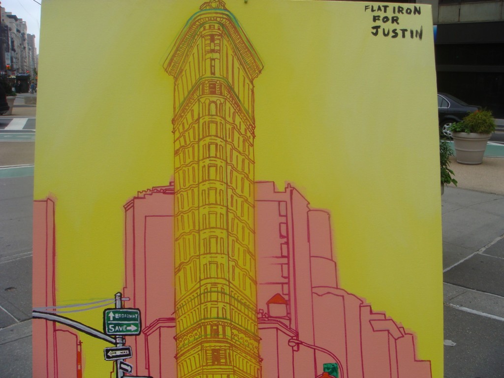 Flatiron Process 13 Sign Detailing Further