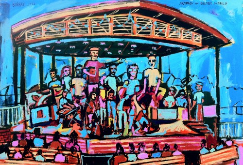 Michaels Artprov at Disney | 24X36 | 2011 | Acrylic on Canvas Michaels Artprov at Disney | 24X36 | 2011 | Acrylic on Canvas