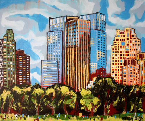 Sheep Meadow Borbay Painting