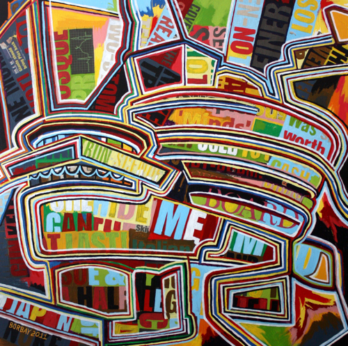 Guggenheim #3 Painting by Borbay Guggenheim #3 Painting by Borbay