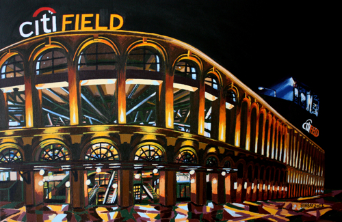 Citi Field at Night by Borbay Citi Field at Night by Borbay