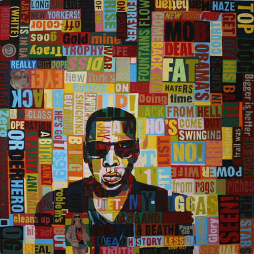 JayZ Painting by Borbay