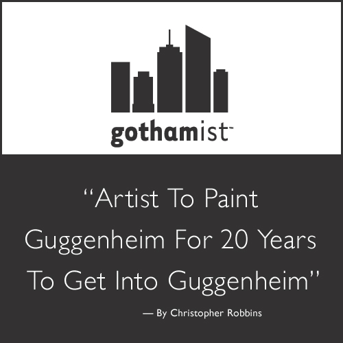 Borbay Paints Guggenheim Gothamist