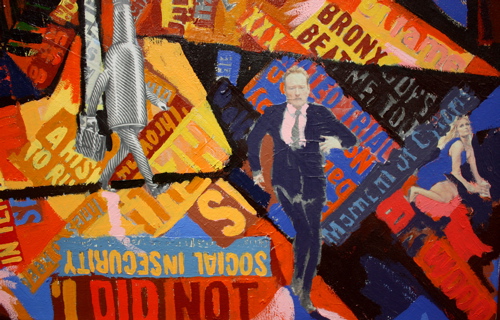 TriBeCa Grand NYC Borbay Painting Detail TriBeCa Grand NYC Borbay Painting Detail