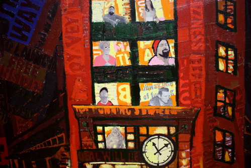 TriBeCa Grand NYC Borbay Painting Detail TriBeCa Grand NYC Borbay Painting Detail