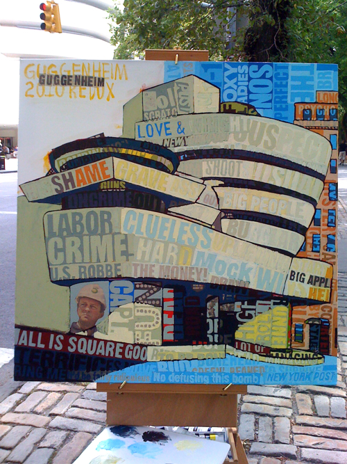 Guggenheim Redux Painting Process Borbay Guggenheim Redux Painting Process Borbay