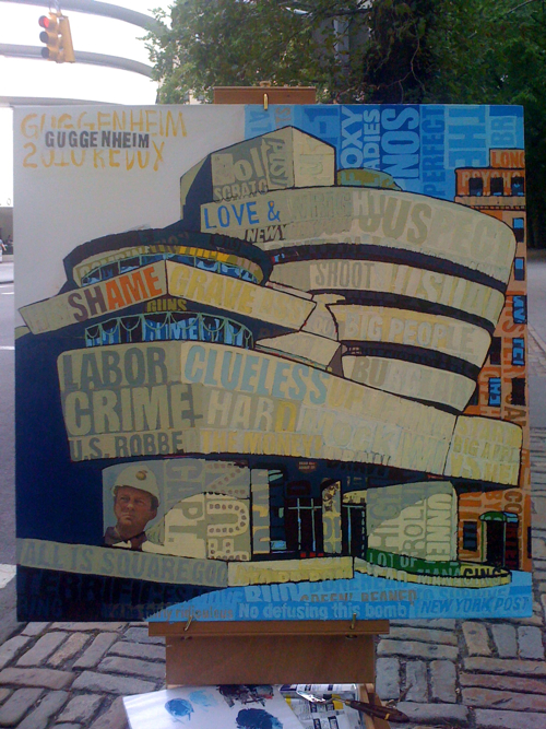 Guggenheim Redux Painting Process Borbay Guggenheim Redux Painting Process Borbay