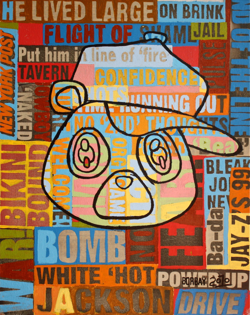 Kanye Bear Painting Borbay