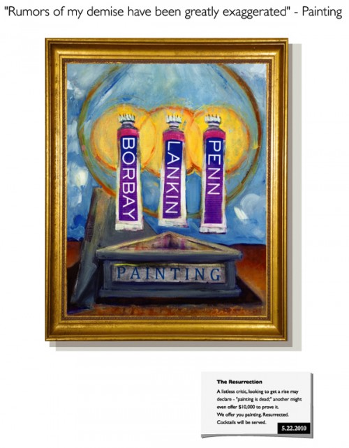 Painting Resurrected Poster