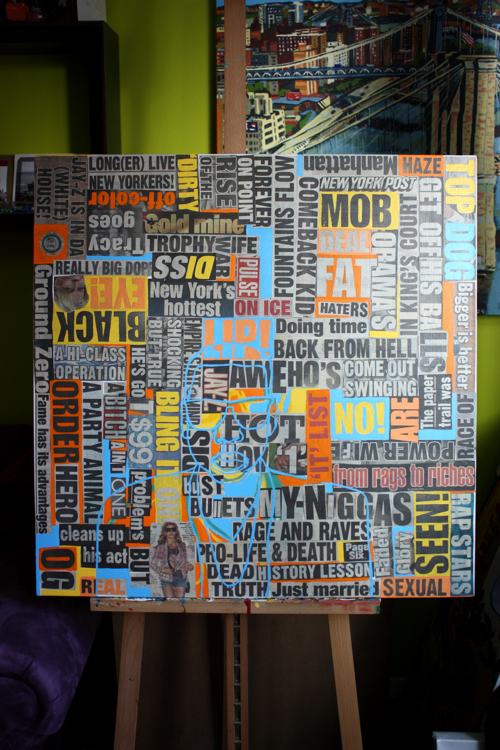 Jay-Z Painting by Borbay Jay-Z Painting by Borbay