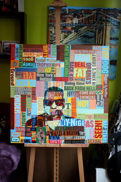 Jay-Z Painting by Borbay Jay-Z Painting by Borbay