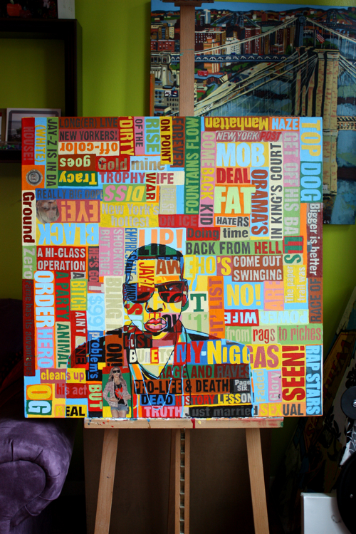 Jay-Z Painting by Borbay Jay-Z Painting by Borbay