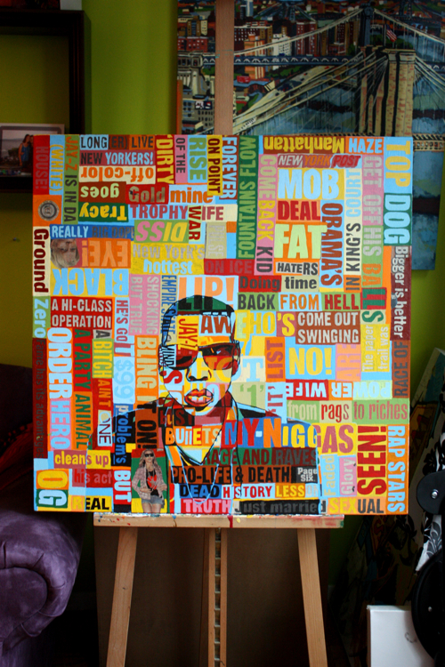 Jay-Z Painting by Borbay Jay-Z Painting by Borbay