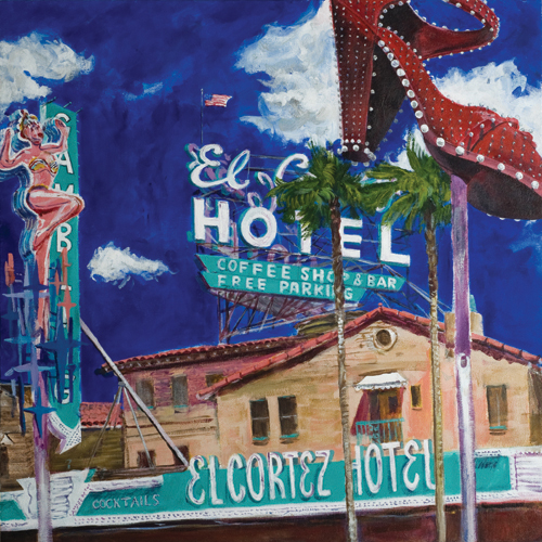 2_Painting_El Cortez Hotel_Lankin
