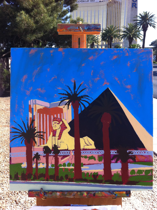 Luxor Las Vegas Painting Process by Borbay Luxor Las Vegas Painting Process by Borbay