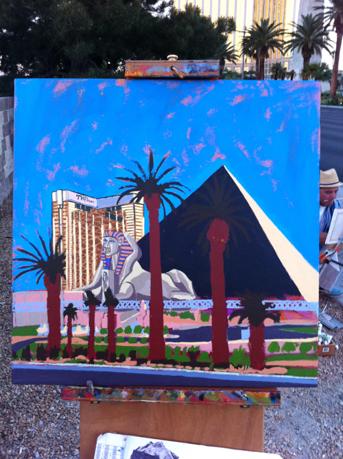 Luxor Las Vegas Painting Process by Borbay Luxor Las Vegas Painting Process by Borbay