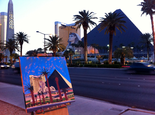 Luxor Las Vegas Painting Process by Borbay Luxor Las Vegas Painting Process by Borbay