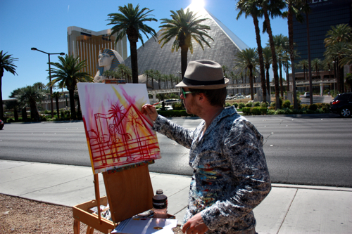 Luxor Las Vegas Painting Process by Borbay Luxor Las Vegas Painting Process by Borbay