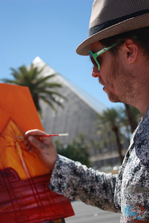 Luxor Las Vegas Painting Process by Borbay Luxor Las Vegas Painting Process by Borbay