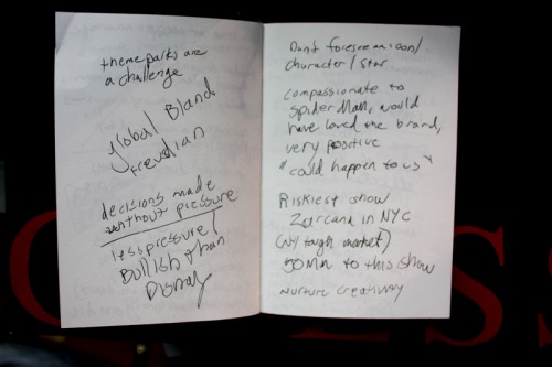 Borbay Cirque Du Soleil Notes