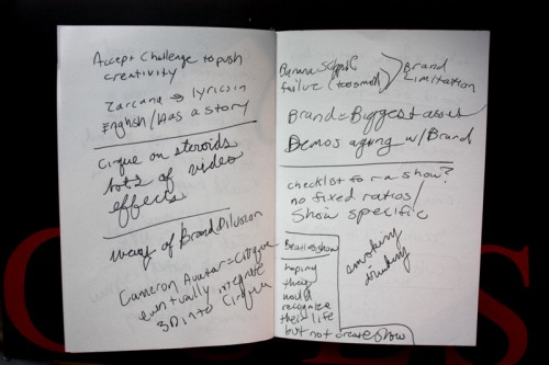 Borbay Cirque Du Soleil Notes