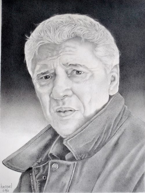Portrait of the Artist - Graphite Drawing 9x12 | Tom Hessel