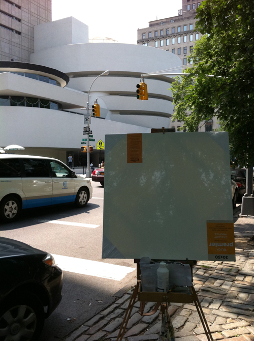 Guggenheim Painting Process by Borbay