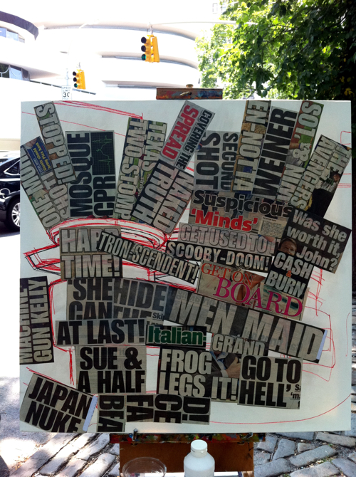 Guggenheim Painting Process by Borbay