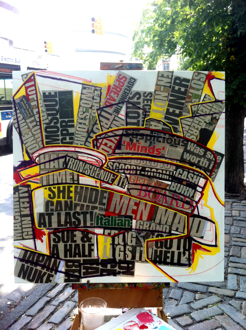 Guggenheim Painting Process by Borbay