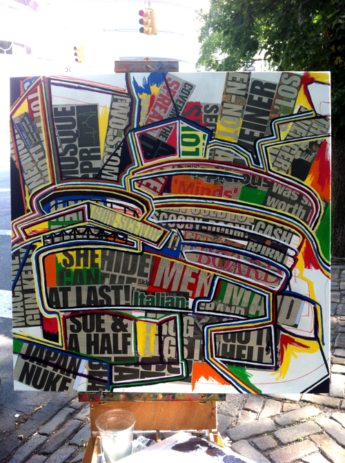 Guggenheim Painting Process by Borbay