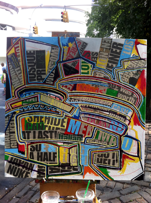 Guggenheim Painting Process by Borbay